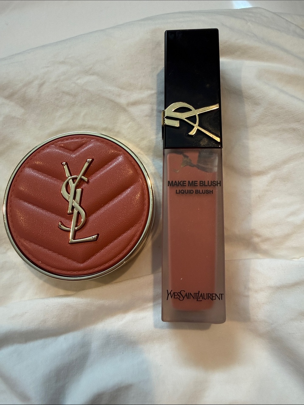 Yves Saint Laurent Peachy Nude Liquid & Powder Blush Duo - Picture 9 of 10